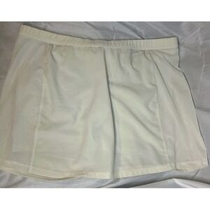 Nike Dri Fit White Athletic Skort Tennis Golf Running Activewear Skirt